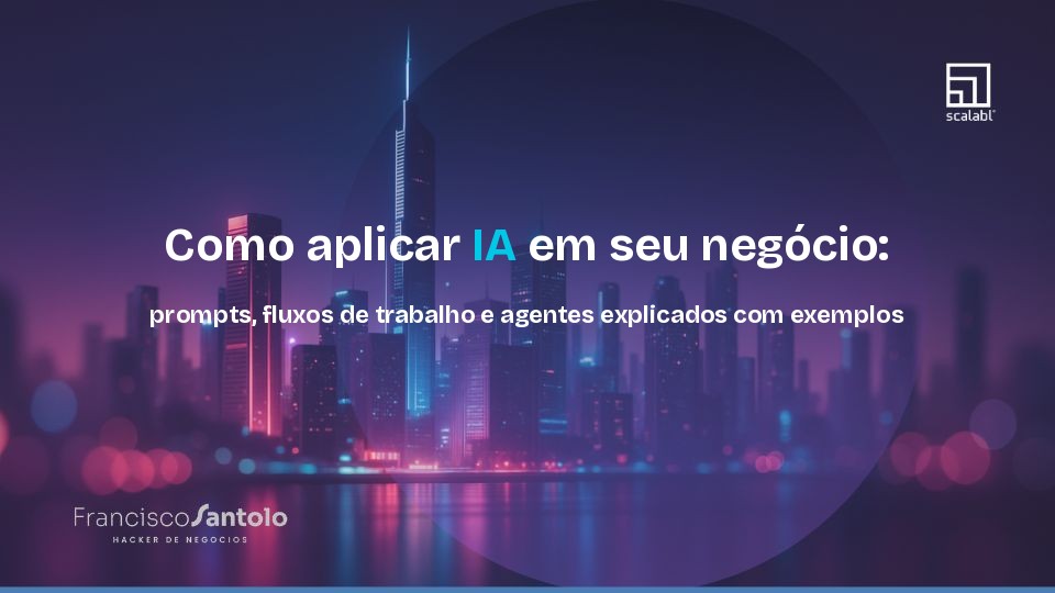 Como aplicar IA em seu negócio: prompts, fluxos de trabalho e agentes explicados com exemplos