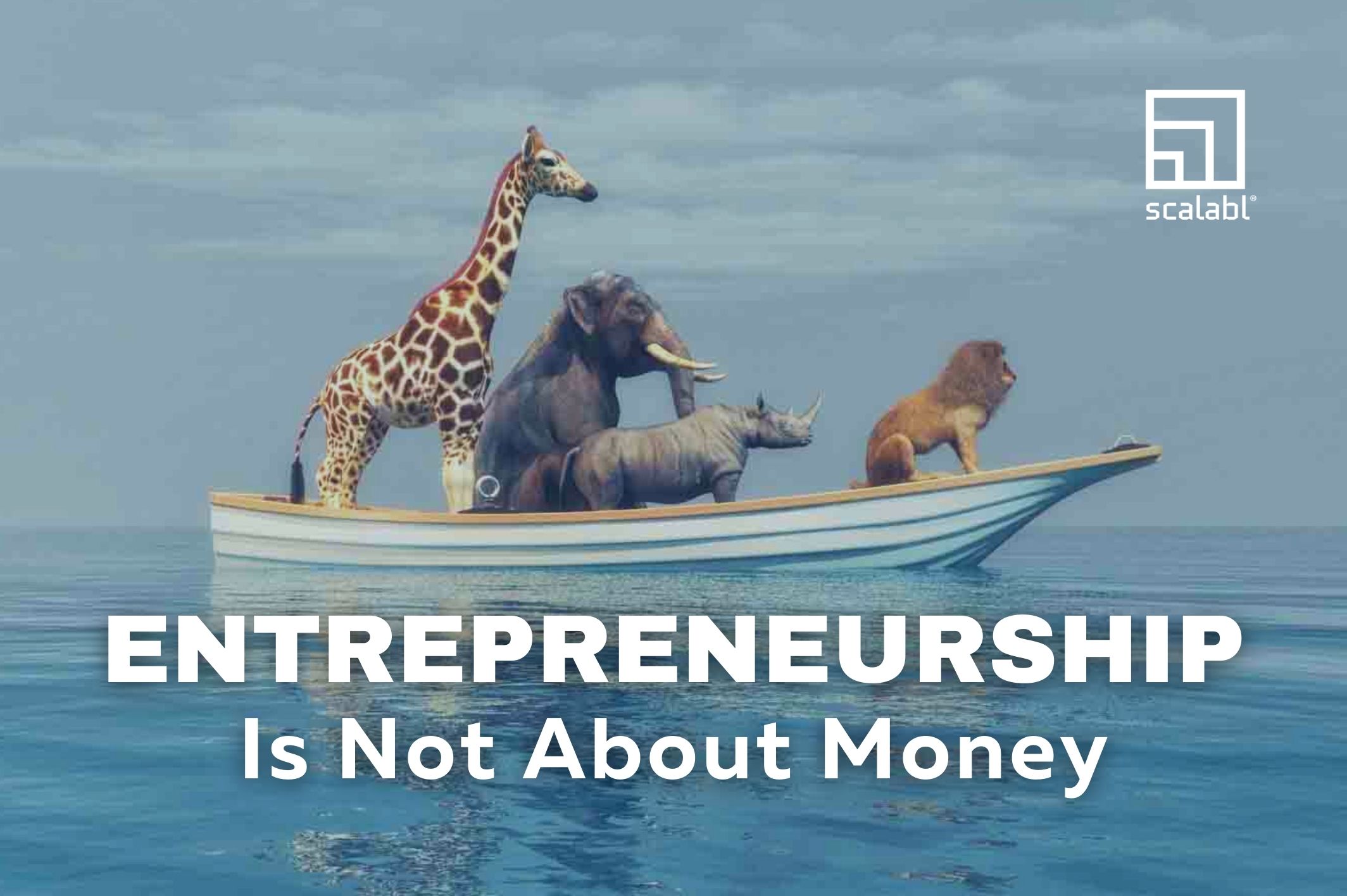 Entrepreneurship Is Not about Money