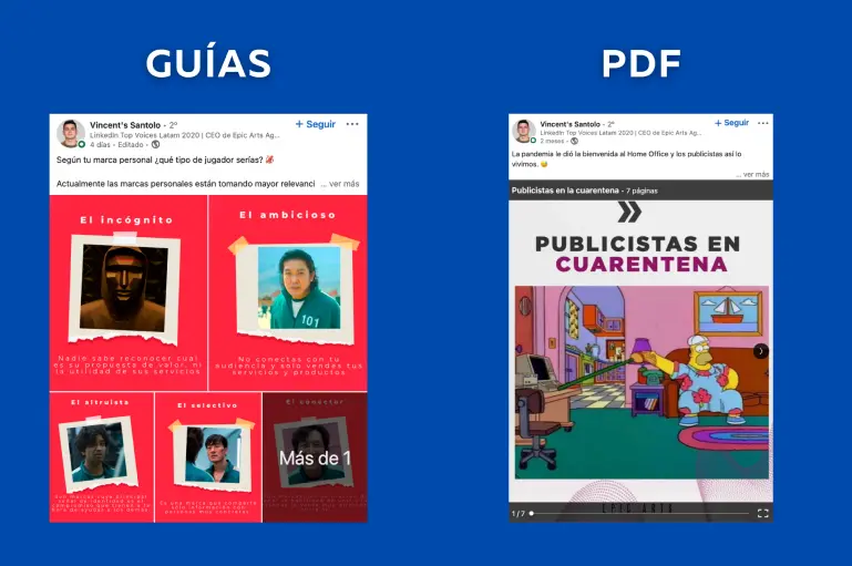 Guias en PDF en LinkedIn