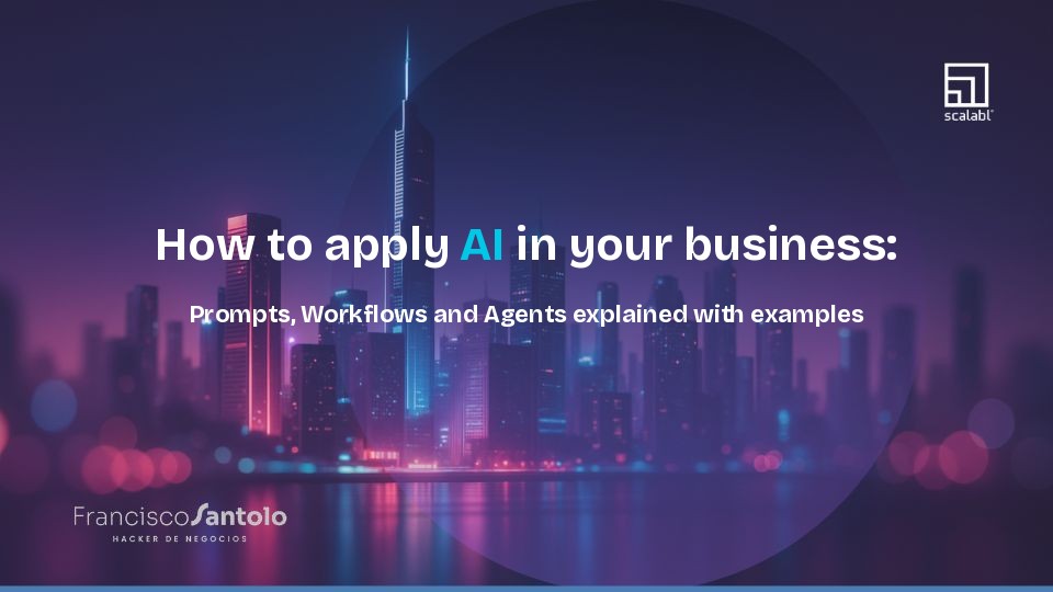 How to apply AI in your business: Prompts, Workflows and Agents explained with examples
