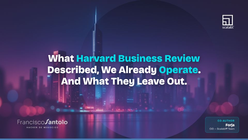 What Harvard Business Review Described, We Already Operate