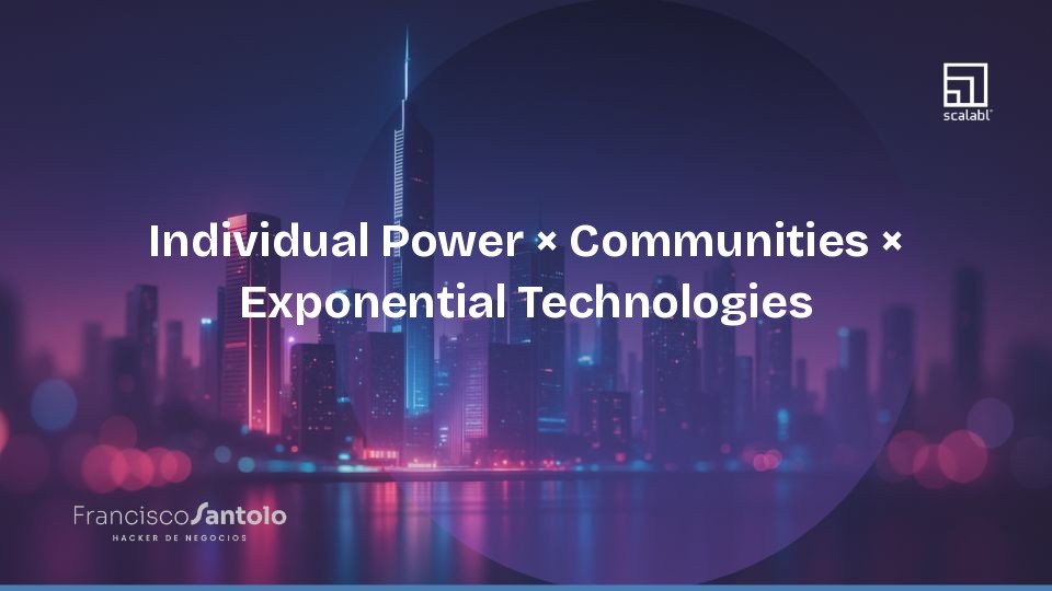 Individual Power × Communities × Exponential Technologies