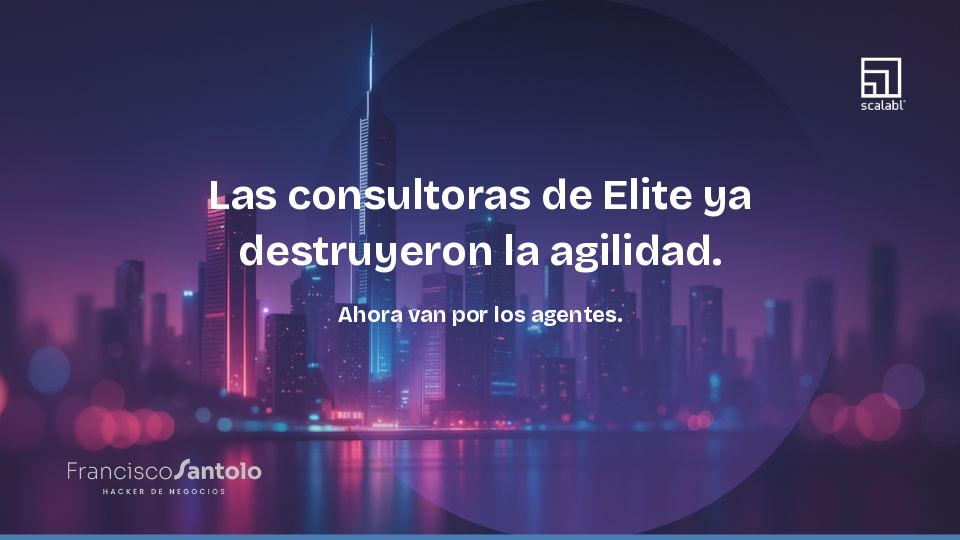 As empresas de consultoria de elite já destruíram a agilidade. Agora eles estão indo atrás dos agentes.