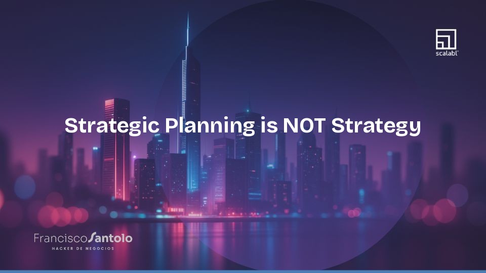 Strategic Planning is NOT Strategy