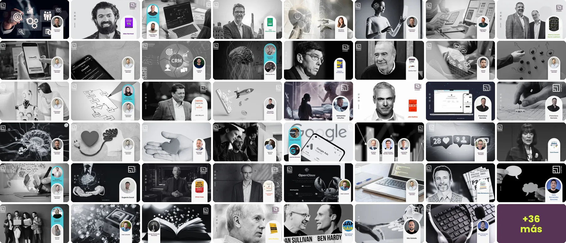 Biblioteca de +80 masterclasses de Scalabl®