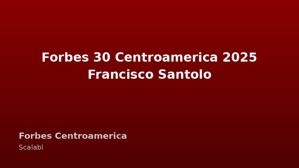 <a href='https://www.franciscosantolo.com' style="text-decoration: none; color: inherit;" target="_blank" rel="noopener">Francisco <a href='https://www.franciscosantolo.com' style="text-decoration: none; color: inherit;" target="_blank" rel="noopener">Santolo</a></a> reconhecido na Forbes 30 Centroamerica 2025
