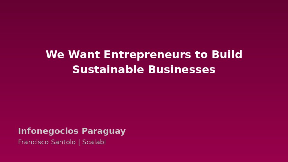 <a href='https://www.franciscosantolo.com' style="text-decoration: none; color: inherit;" target="_blank" rel="noopener">Francisco <a href='https://www.franciscosantolo.com' style="text-decoration: none; color: inherit;" target="_blank" rel="noopener">Santolo</a></a>: 'We Want Entrepreneurs to Build Sustainable and Scalable Businesses'